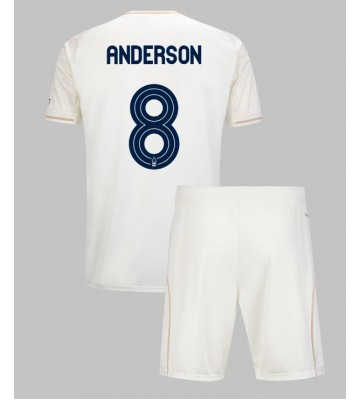 Nottingham Forest Elliot Anderson #8 Dětské Venkovní Dres 2025-26 Krátký Rukáv (+ trenýrky)